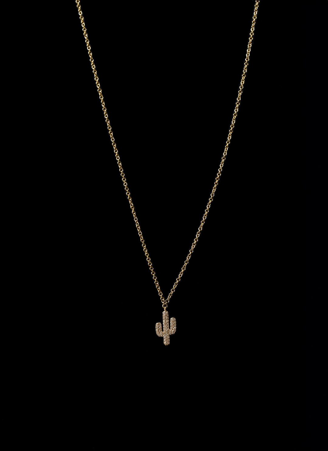 Dara Diamond Cactus Necklace