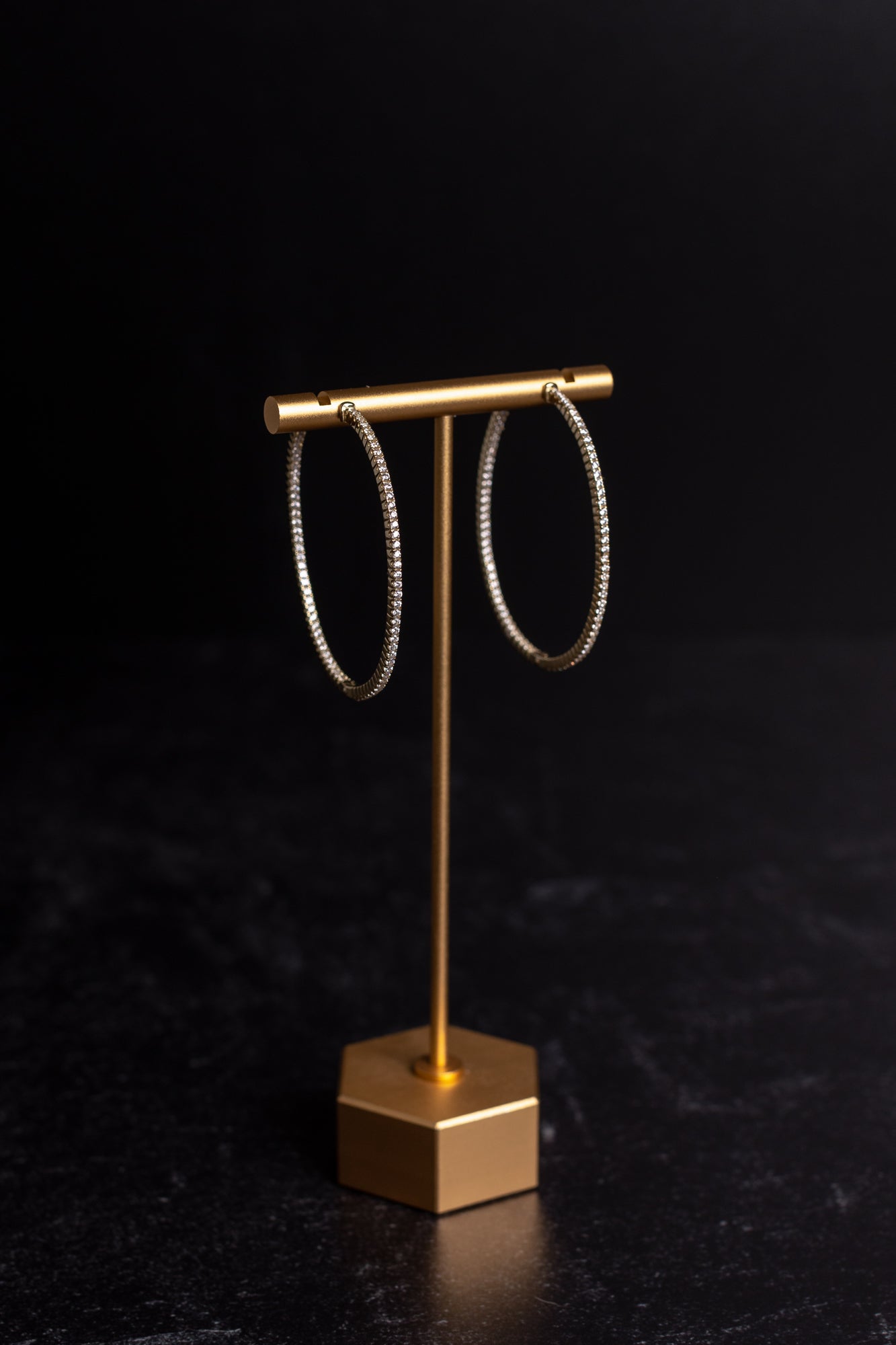 Caroline Diamond Hoops