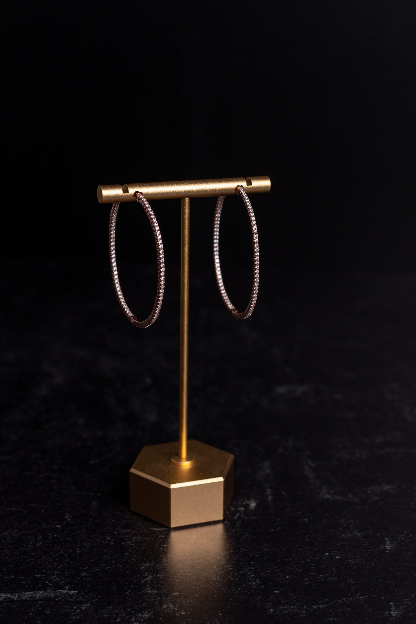 Caroline Diamond Hoops