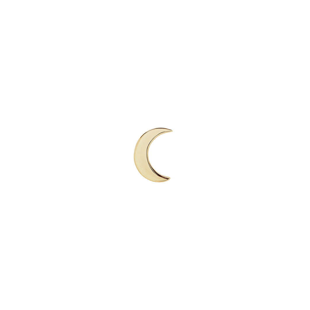 Crescent Whisper Moon Studs