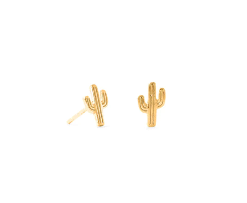 Earrings - Studs - cactus