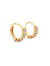 Hailey Confetti Multi-Stone Huggies Earrings