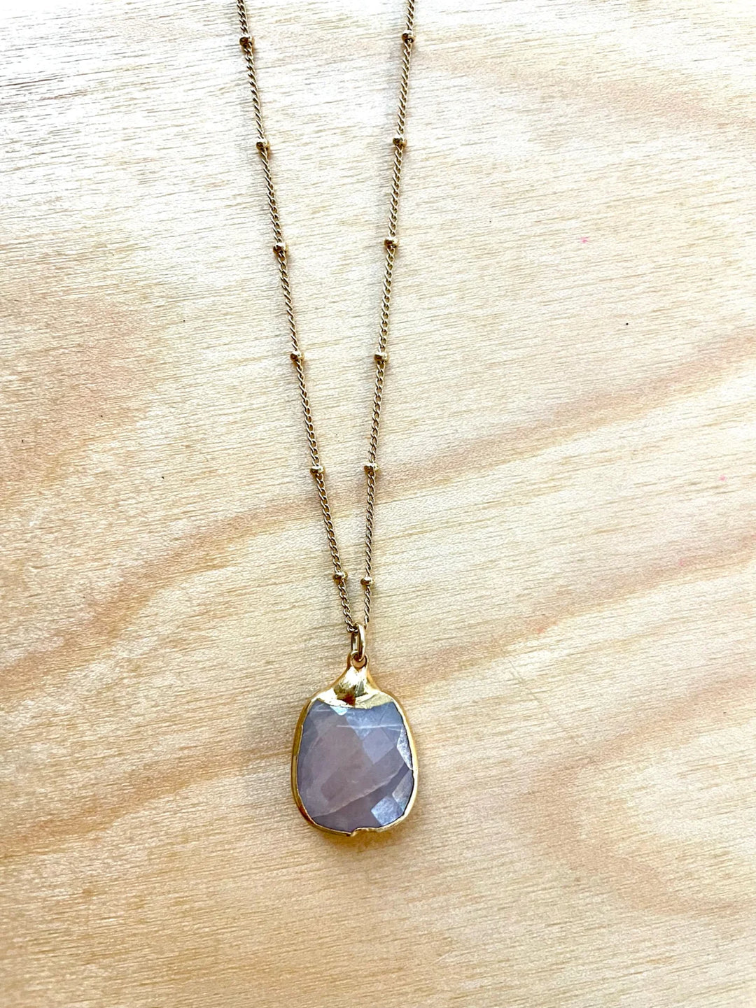 Necklace - Gemstones in 24KG - SALE!