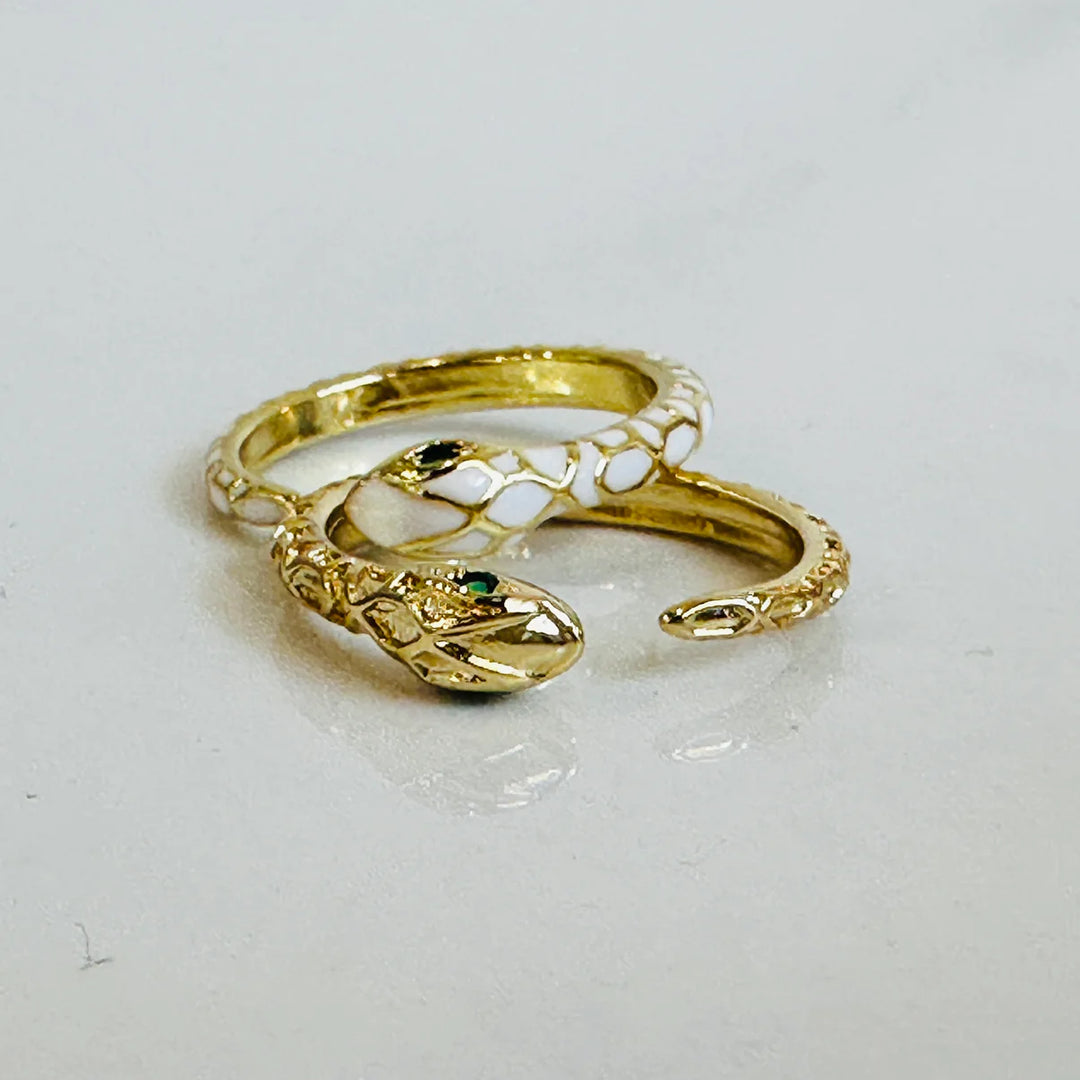 Ring - 18KG Snake Gold Filled