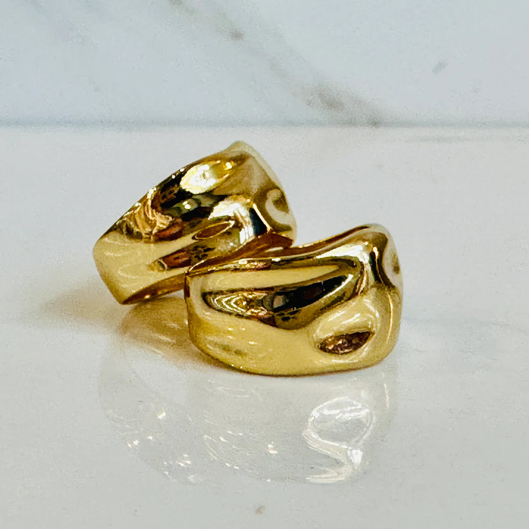 Ring - 18KG Gold Filled Chunky Band NEW!
