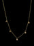 Francine Five Bezel Drop Necklace