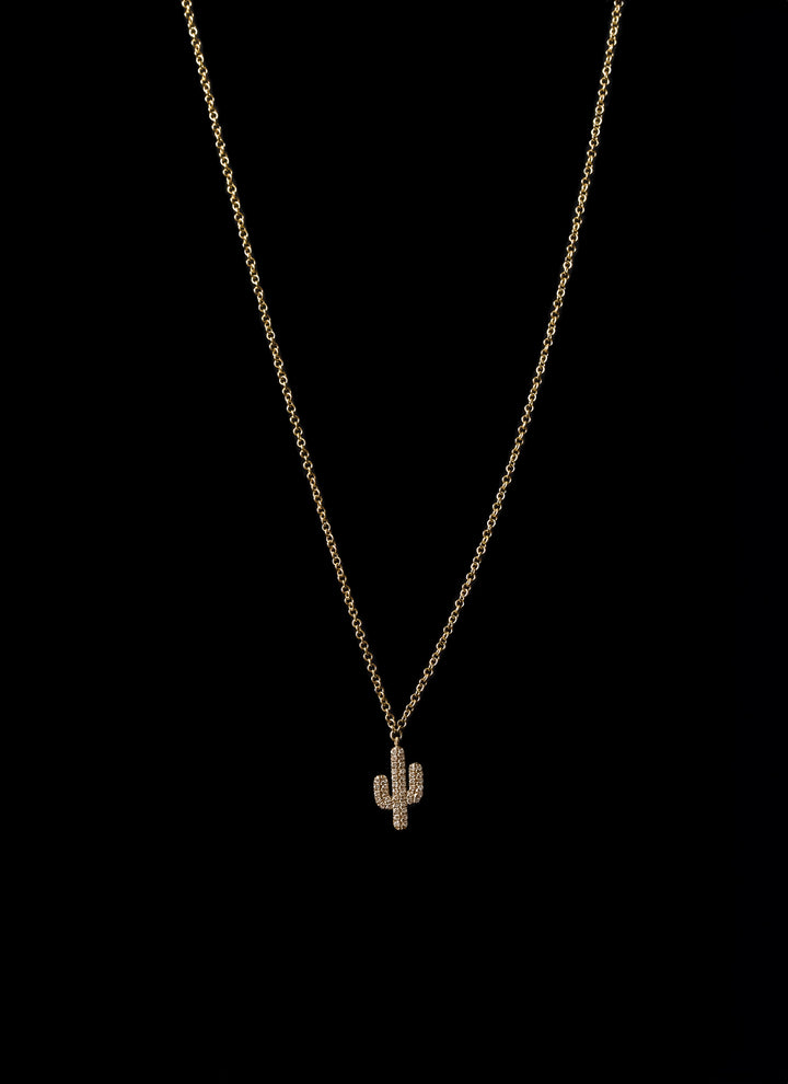 Dara Diamond Cactus Necklace