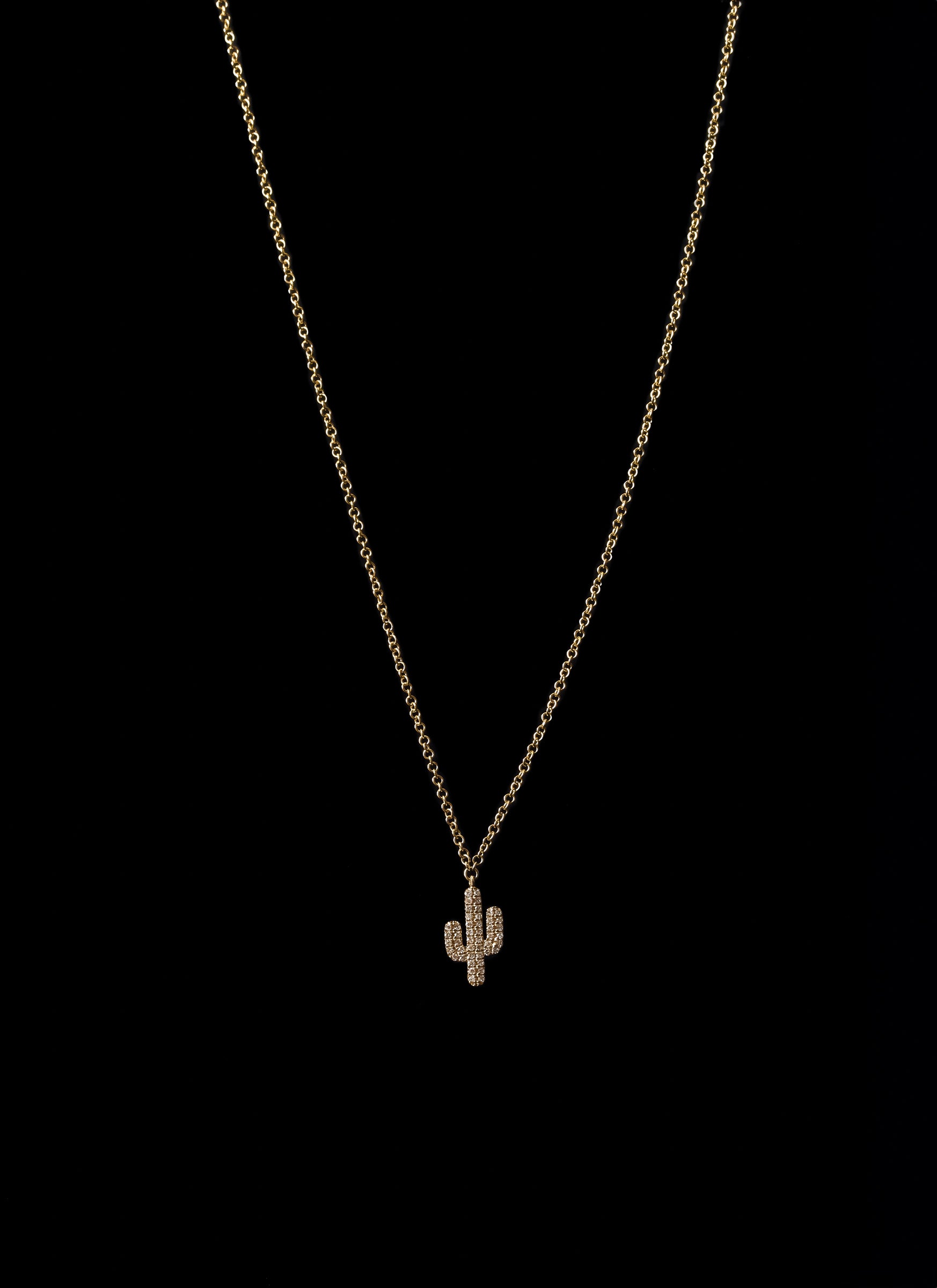 Dara Diamond Cactus Necklace