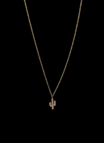 Dara Diamond Cactus Necklace