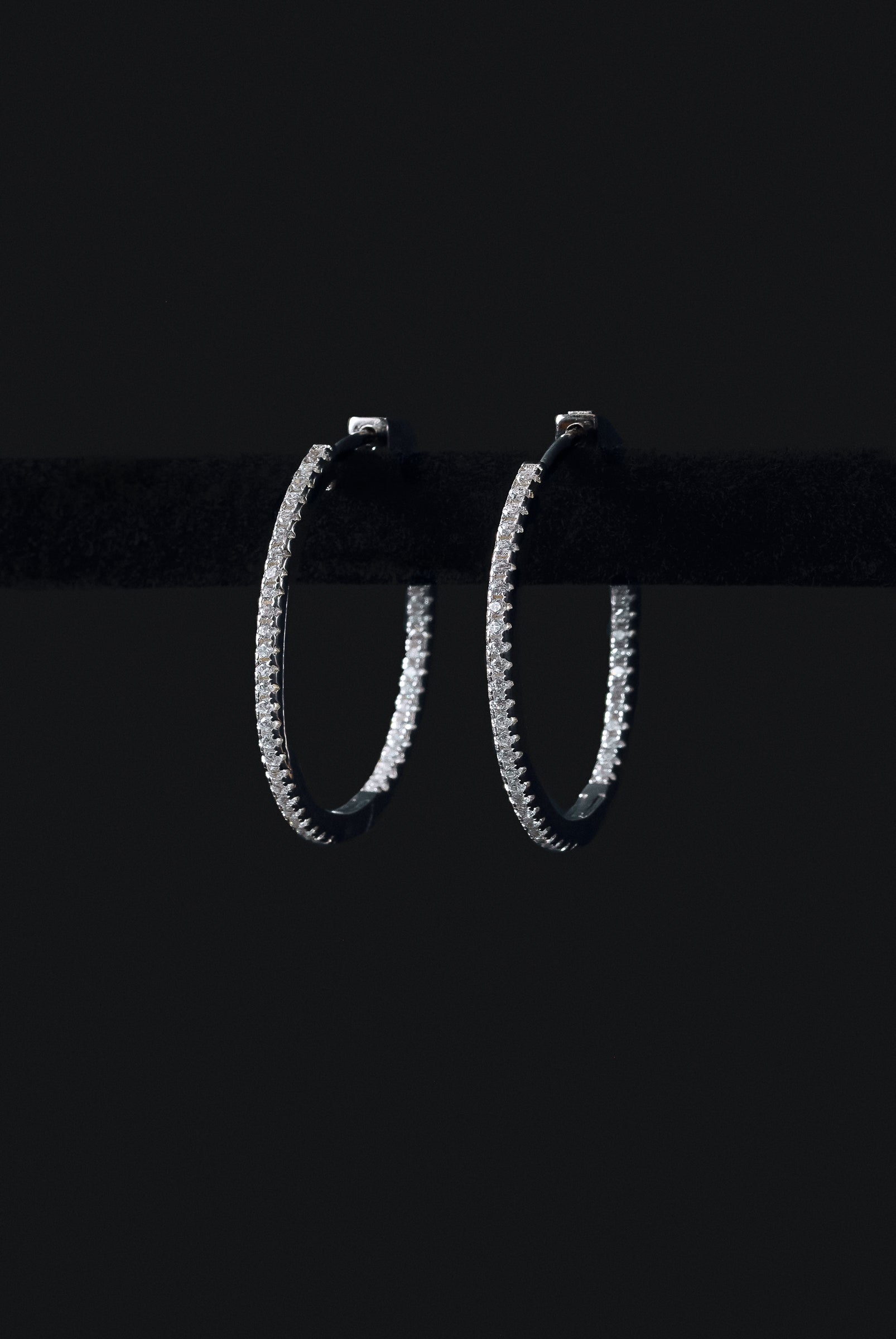 Caroline Diamond Hoops
