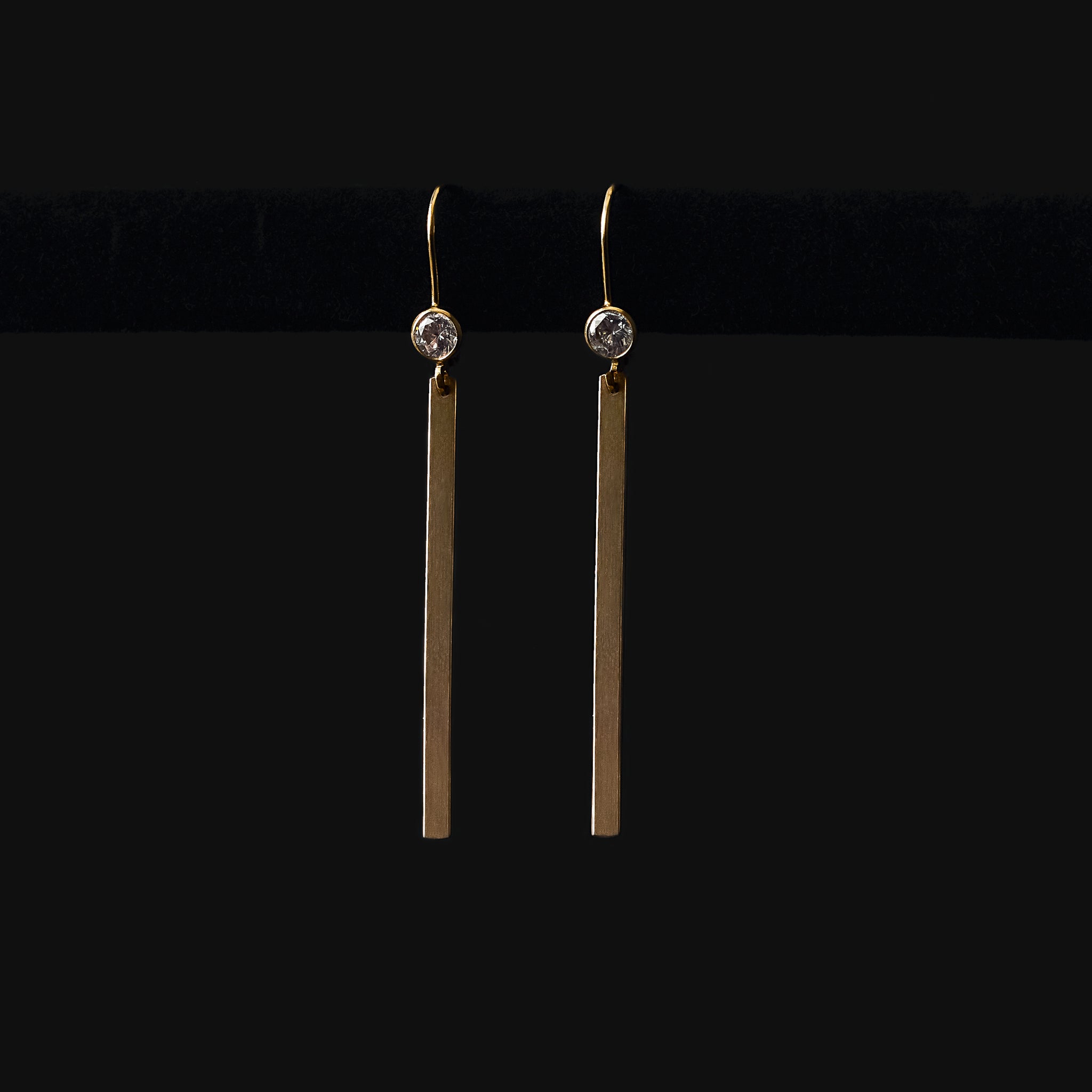 Guiliana Gold Bar with CZ