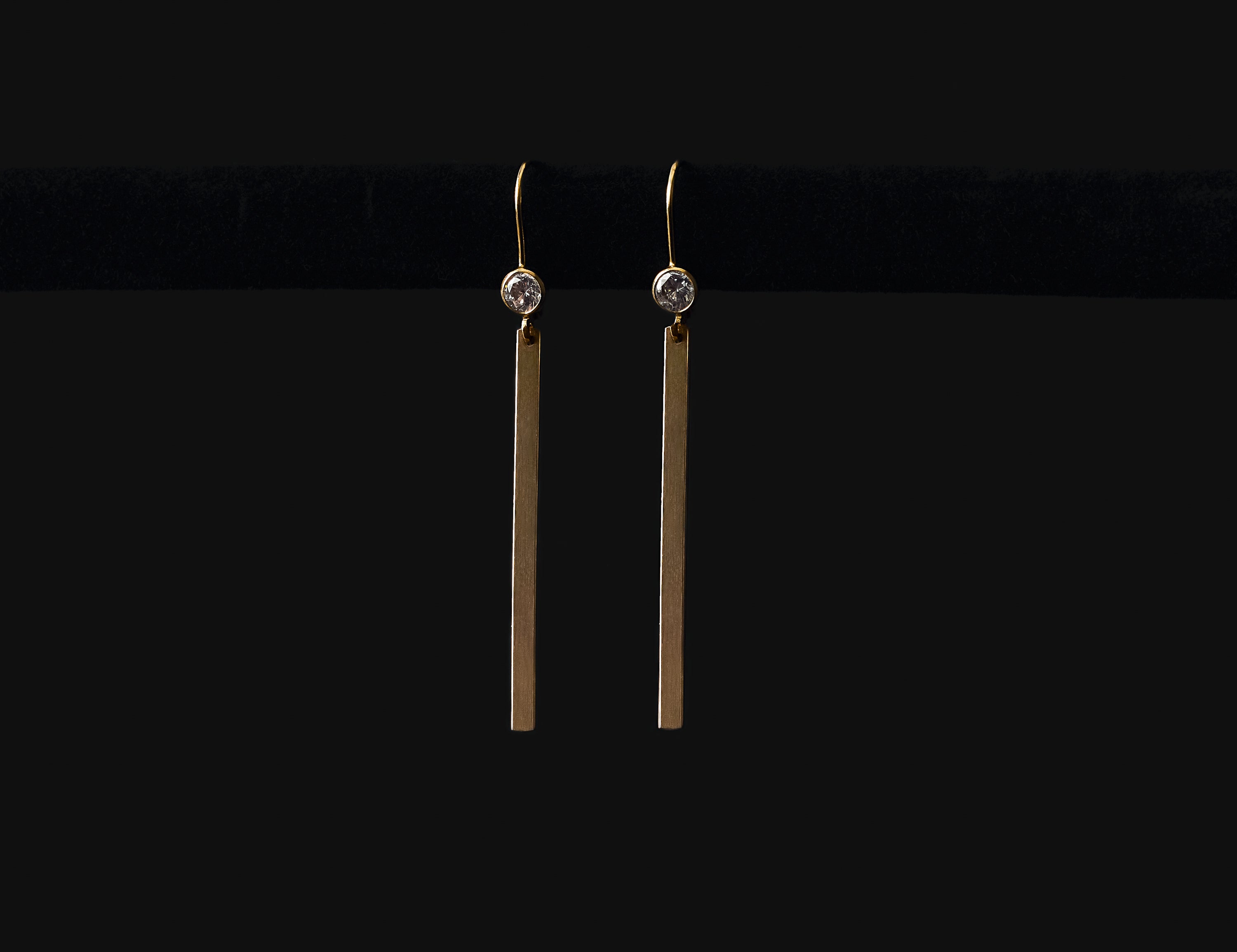 Guiliana Gold Bar with CZ