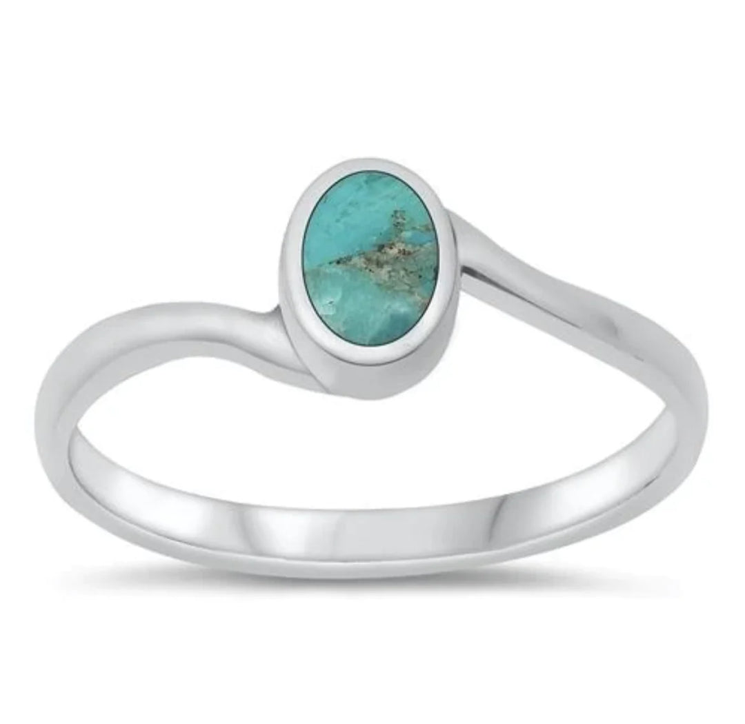 Ring - SS Turquoise Small