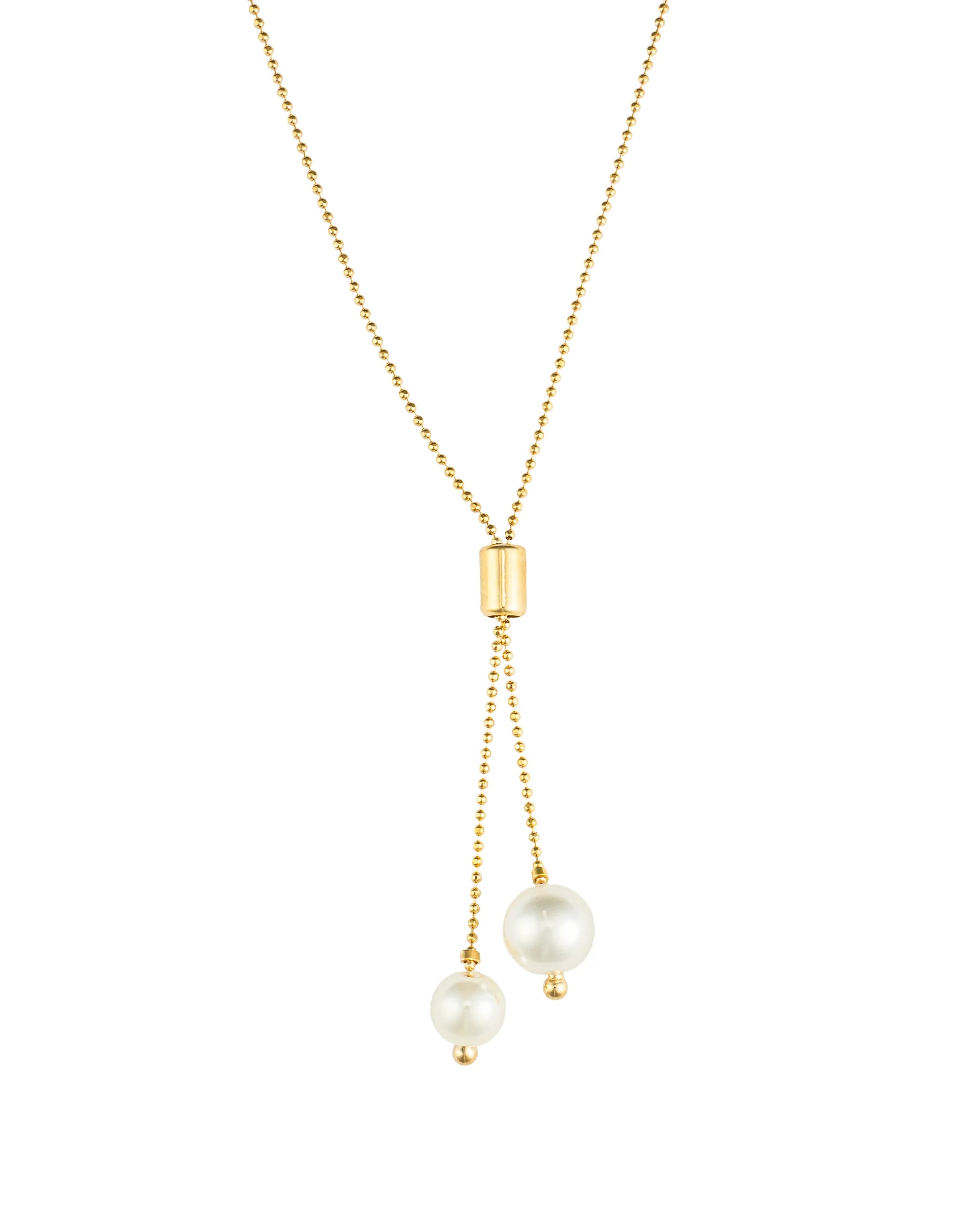 Lexi Luxe Pearl Bolo Necklace