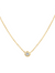 Olivia One Bezel Diamond Necklace