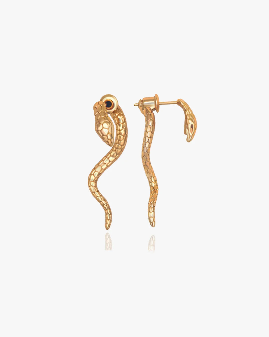 Lunara Serpent Snake Studs