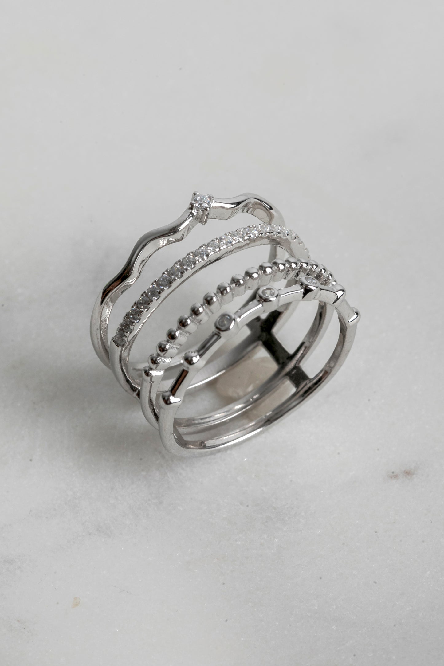 Savannah Multi-Style CZ Ring